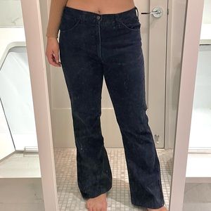 Vintage navy blue corduroy Levi’s — white label